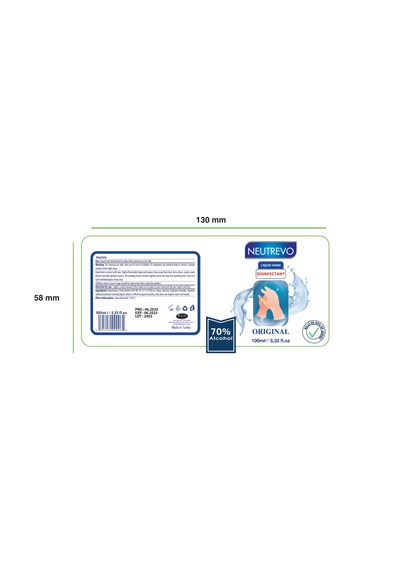 100 mL (Neutrevo Liquid Hand Disinfectant 100 mL)